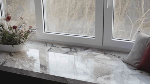 Подоконник из гранита Arctic White (Арктик Вайт)